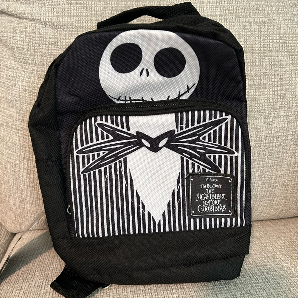 Disney Nightmare Before Christmas Black and White Backpack